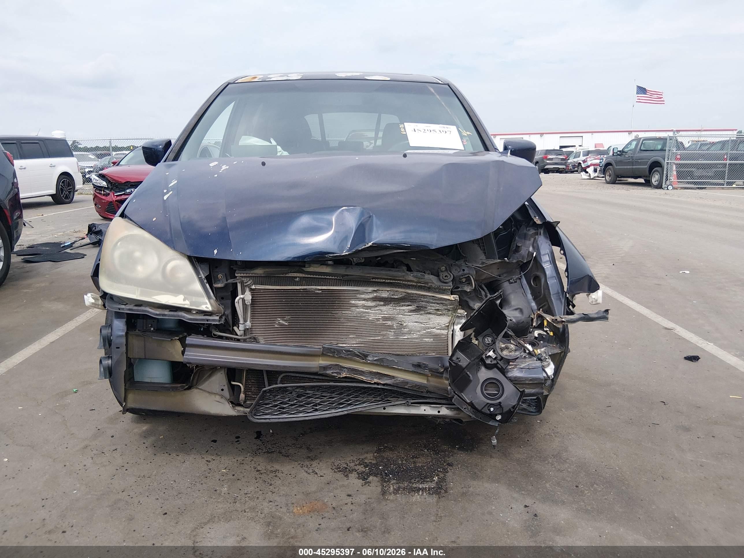 2008 Honda Odyssey Ex-l Синий vin: 5FNRL38638B074647