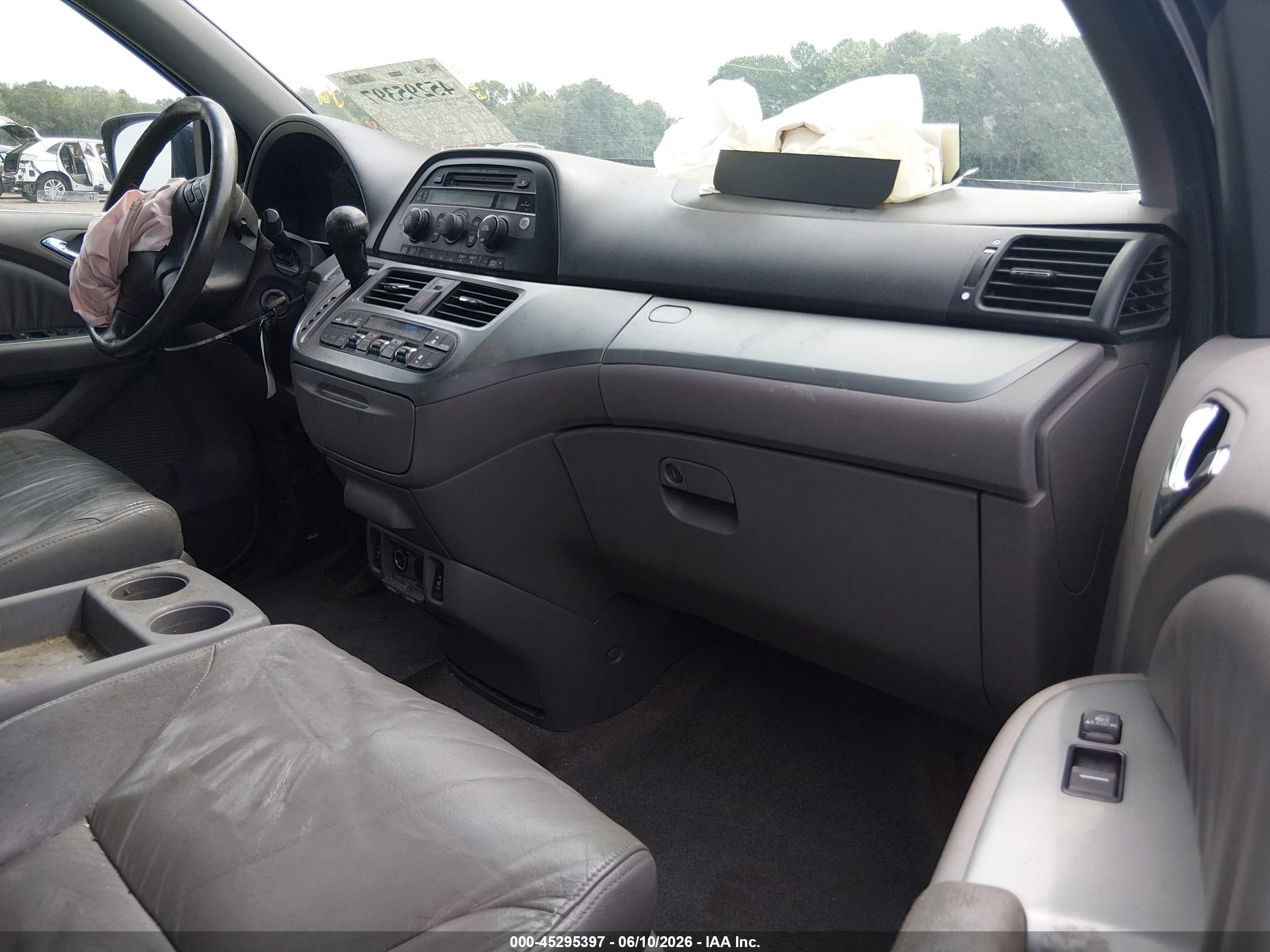 2008 Honda Odyssey Ex-l Синий vin: 5FNRL38638B074647