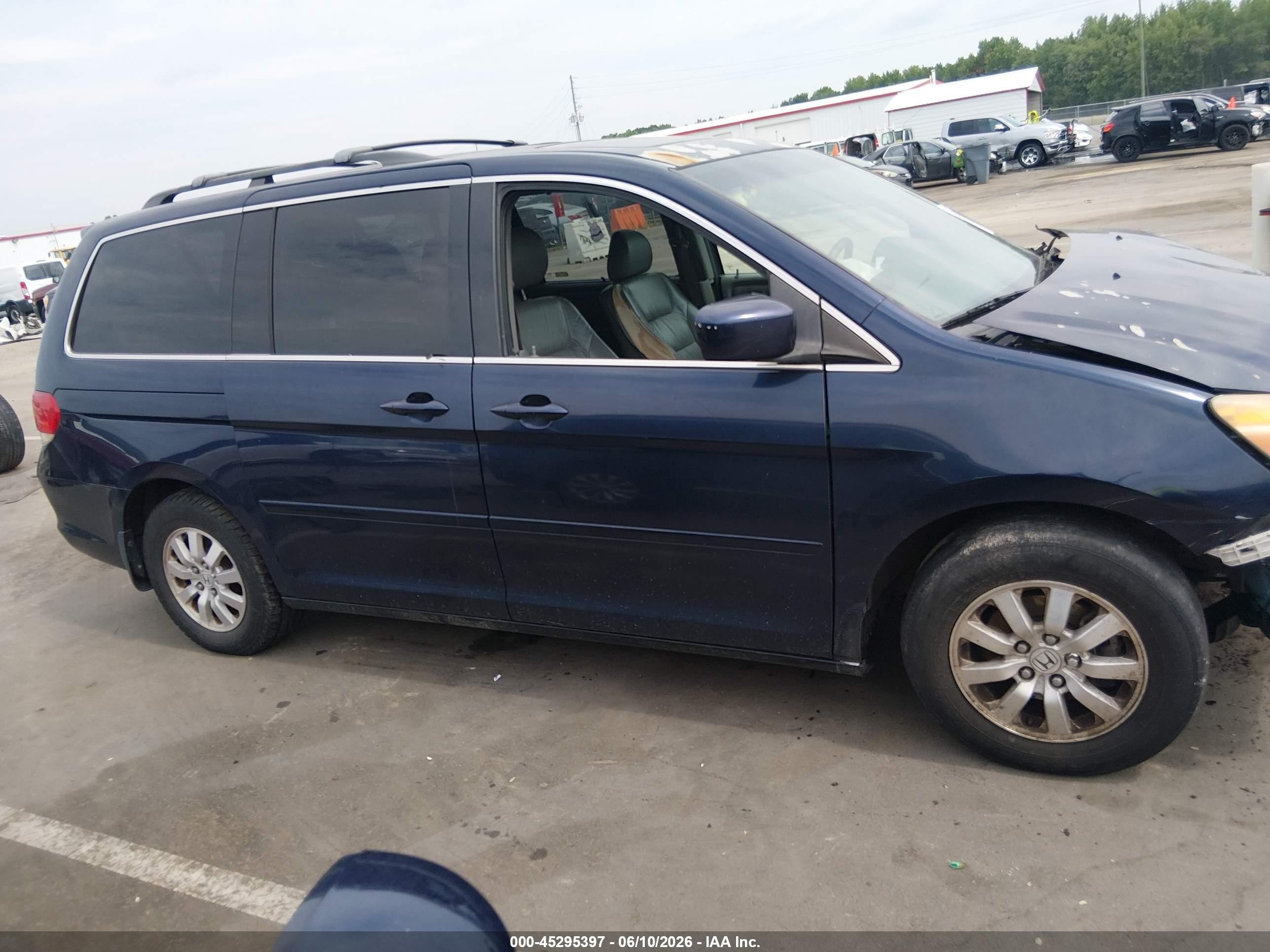 2008 Honda Odyssey Ex-l Синий vin: 5FNRL38638B074647
