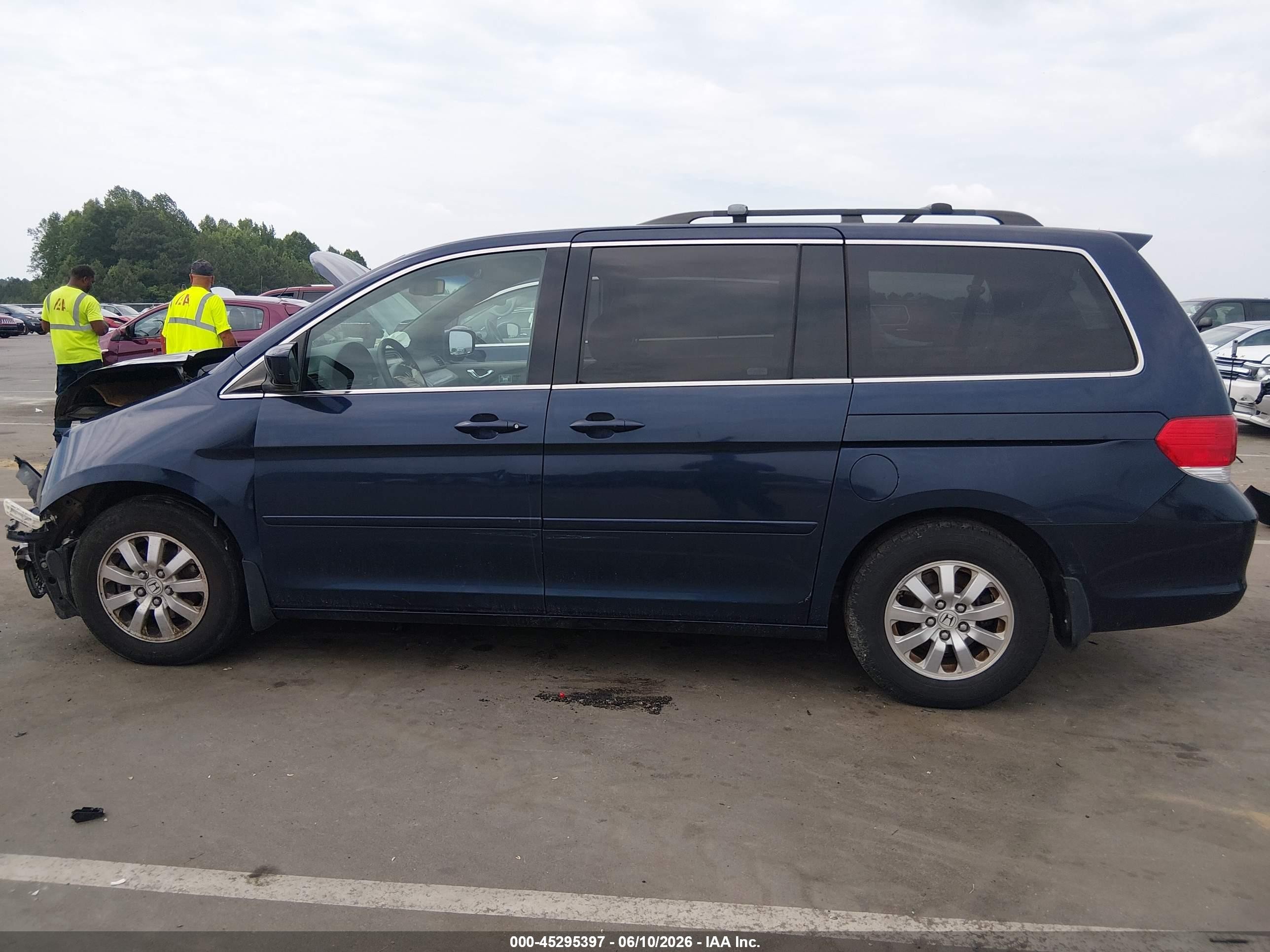 2008 Honda Odyssey Ex-l Синий vin: 5FNRL38638B074647