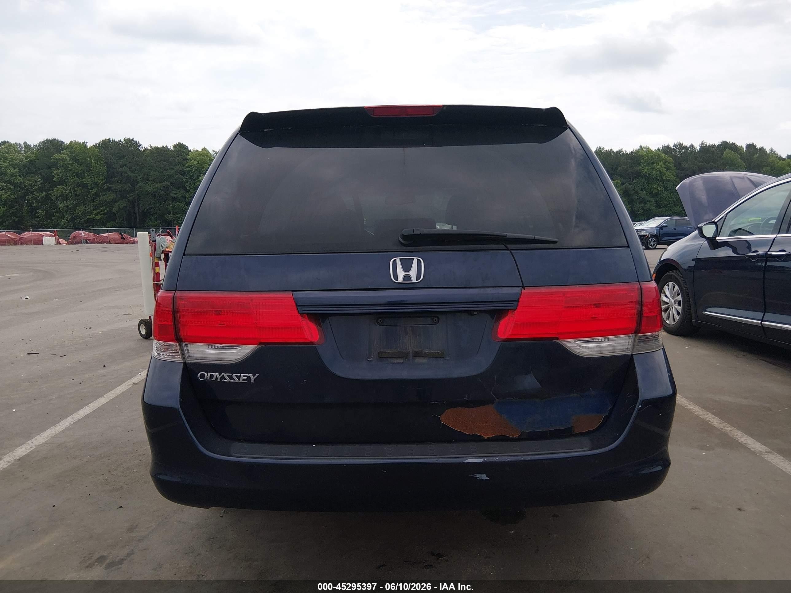 2008 Honda Odyssey Ex-l Синий vin: 5FNRL38638B074647