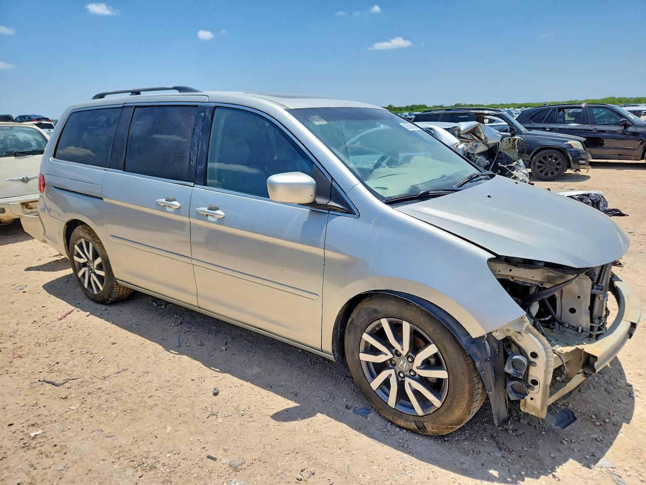 2008 Honda Odyssey Exl Silver vin: 5FNRL38638B108652