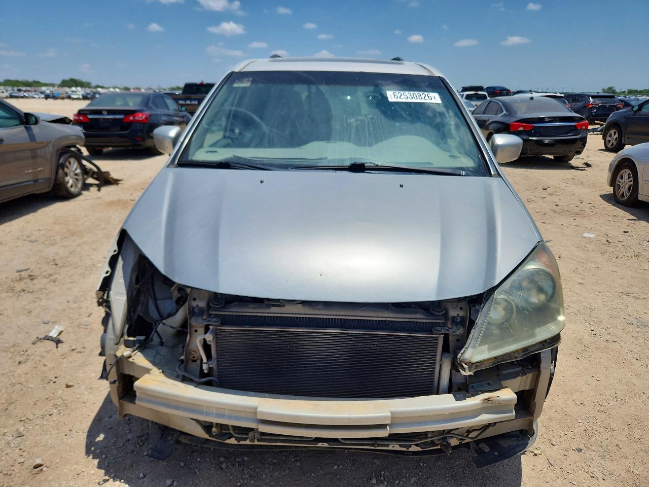 2008 Honda Odyssey Exl Silver vin: 5FNRL38638B108652