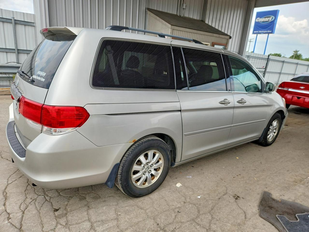 2008 Honda Odyssey Exl Silver vin: 5FNRL38638B109512
