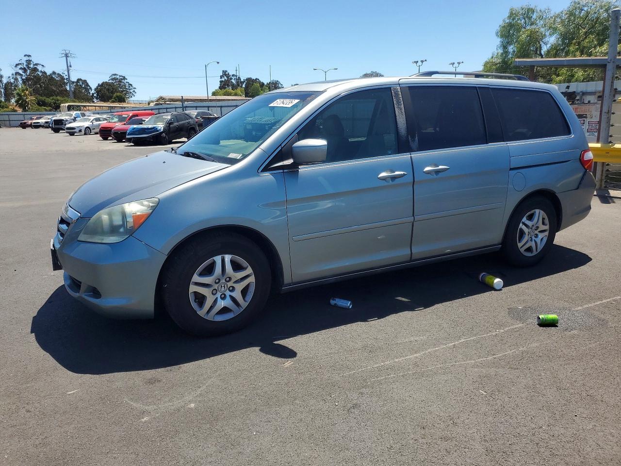 2006 Honda Odyssey Exl Silver vin: 5FNRL38646B007763