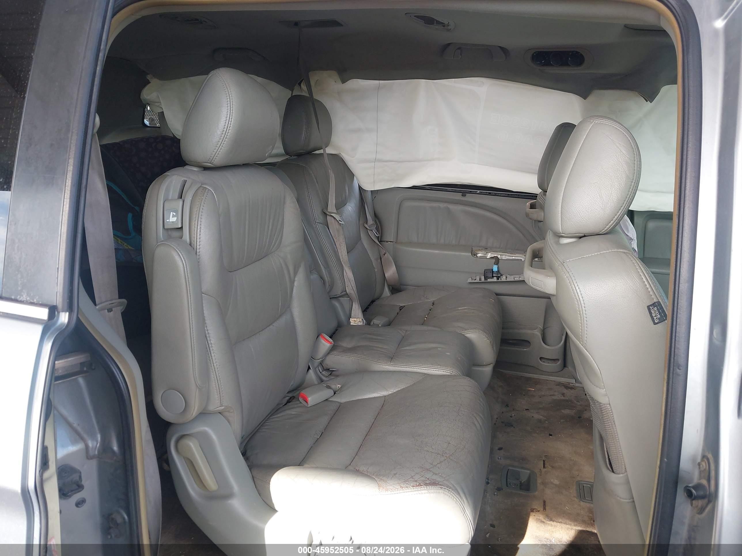 2006 Honda Odyssey Ex-l Silver vin: 5FNRL38646B044151