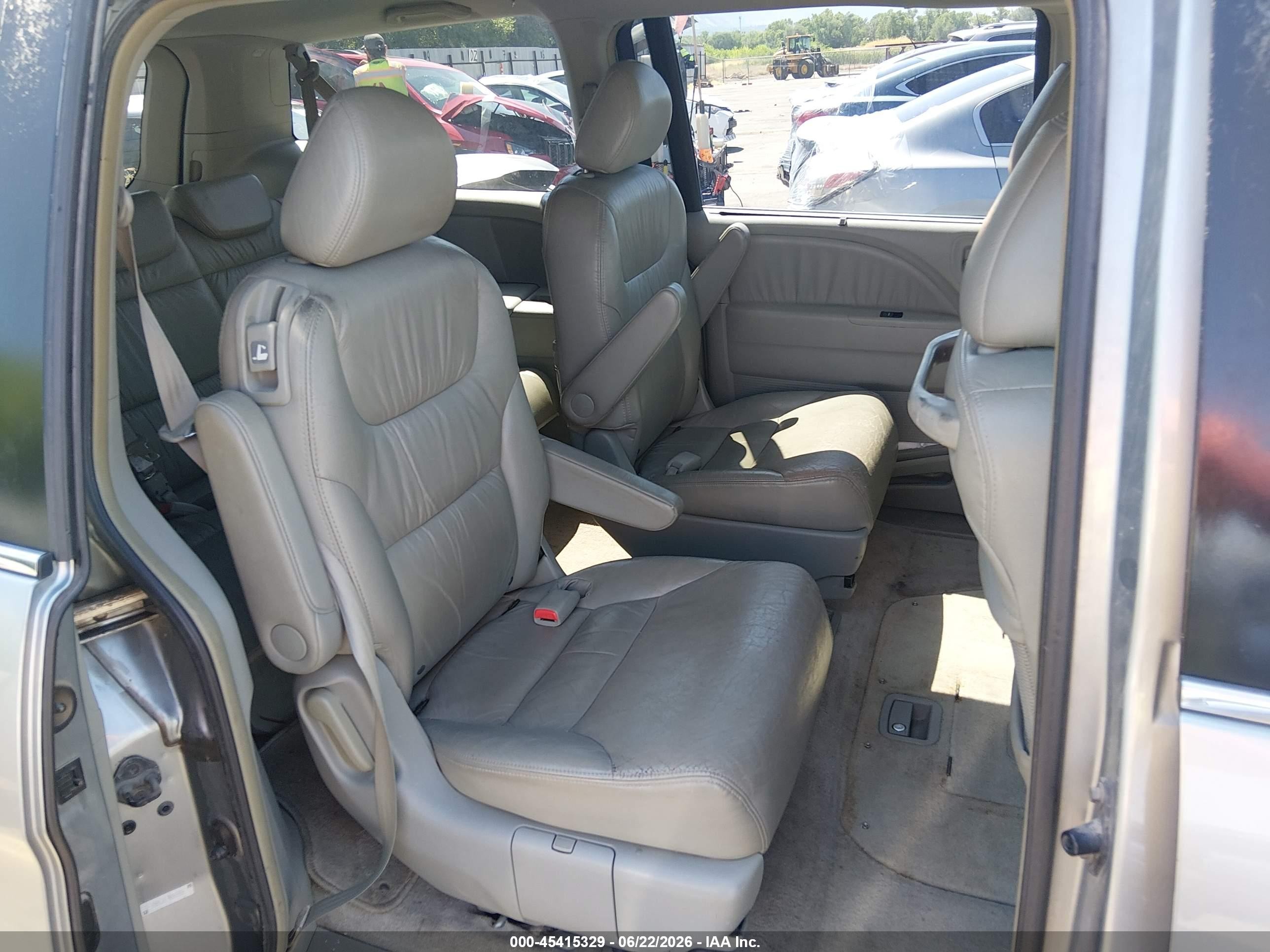 2006 Honda Odyssey Ex-l Blue vin: 5FNRL38646B055442
