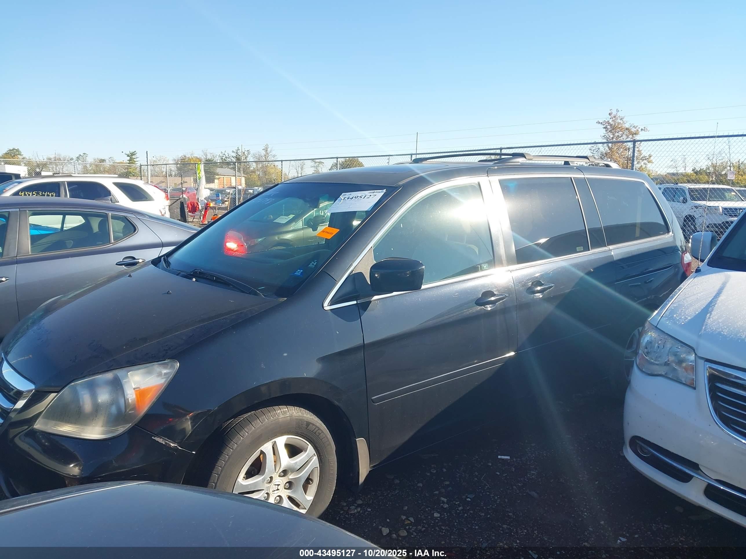 2006 Honda Odyssey Ex-l Черный vin: 5FNRL38646B071527