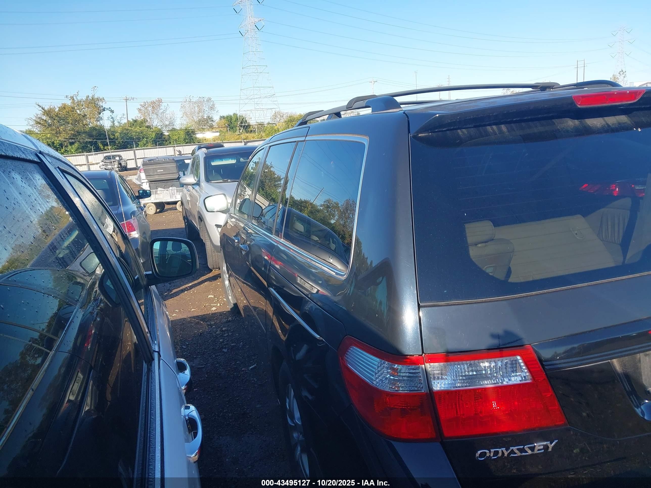 2006 Honda Odyssey Ex-l Черный vin: 5FNRL38646B071527