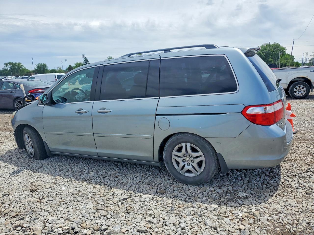 2006 Honda Odyssey Exl Silver vin: 5FNRL38646B124470