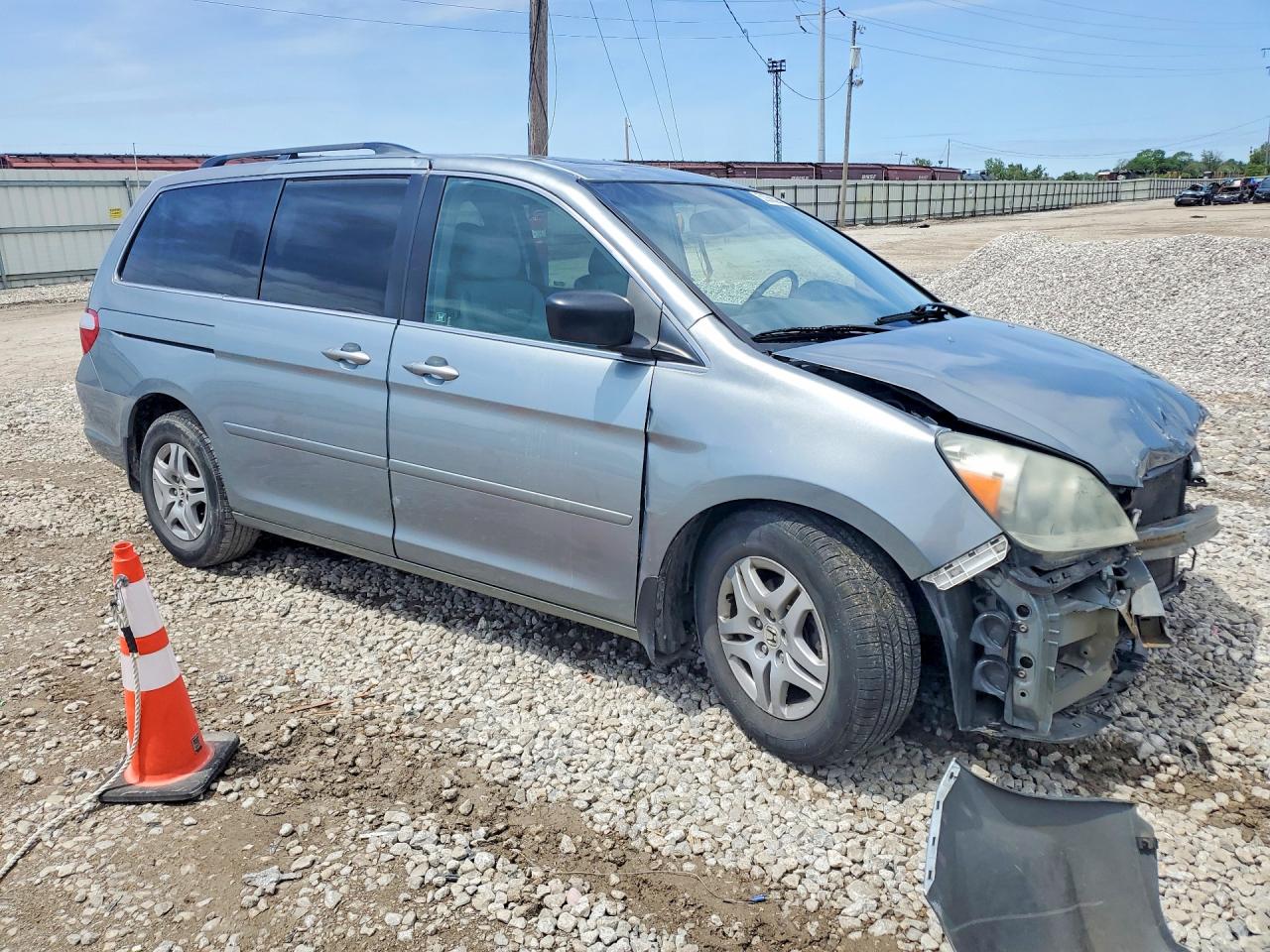 2006 Honda Odyssey Exl Silver vin: 5FNRL38646B124470