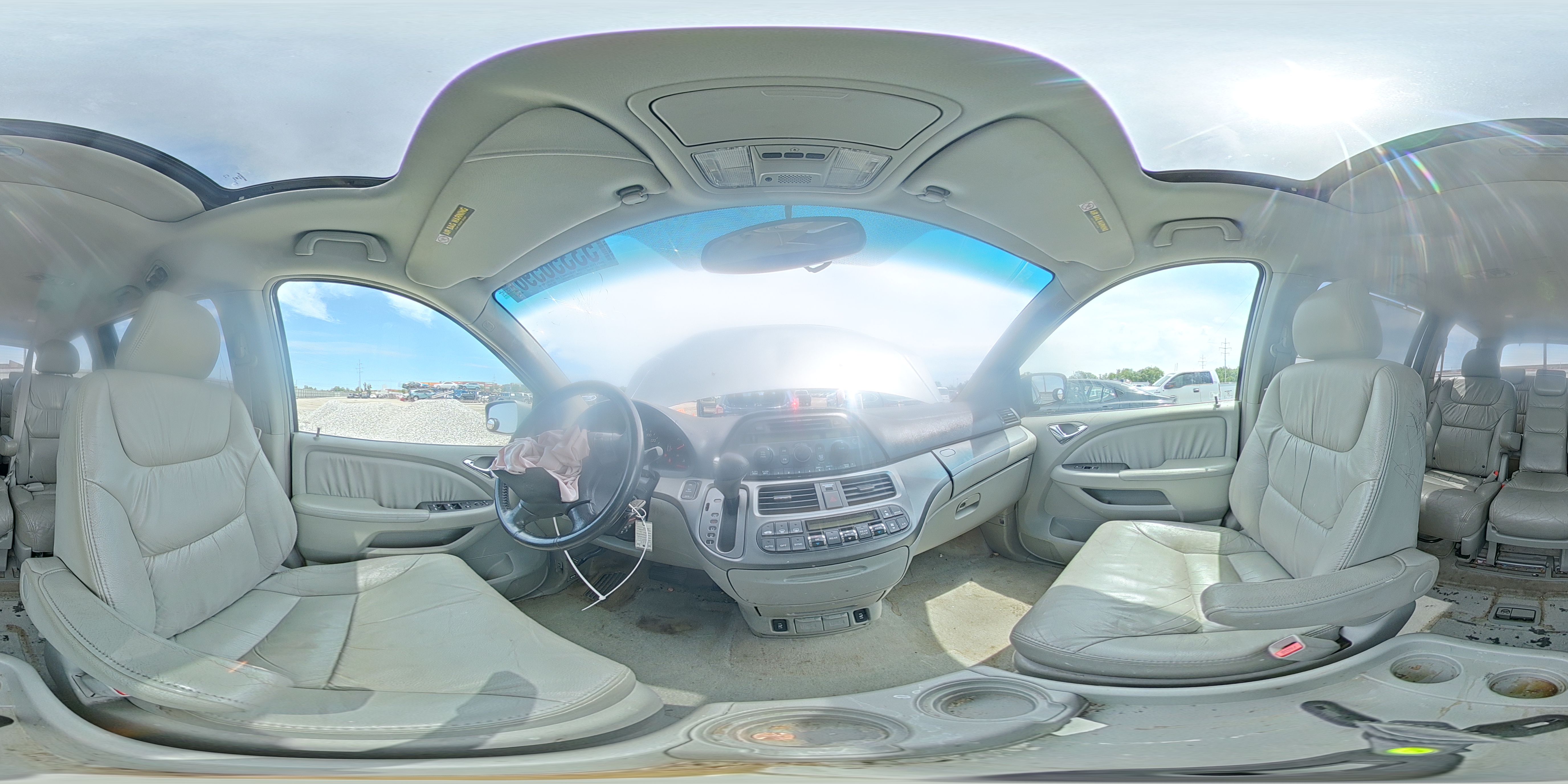 2006 Honda Odyssey Exl Silver vin: 5FNRL38646B124470