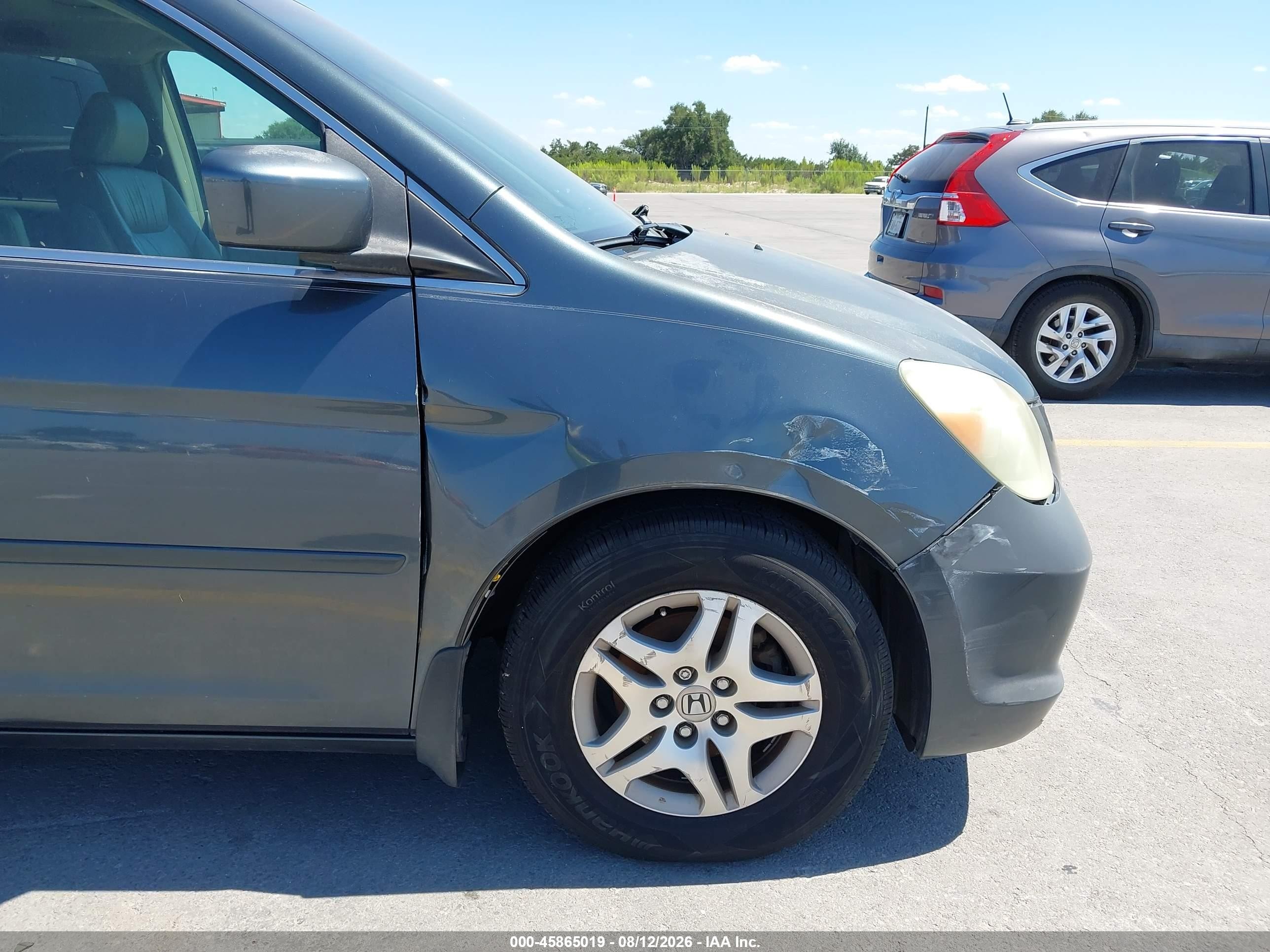 2006 Honda Odyssey Ex-l Gray vin: 5FNRL38646B406091