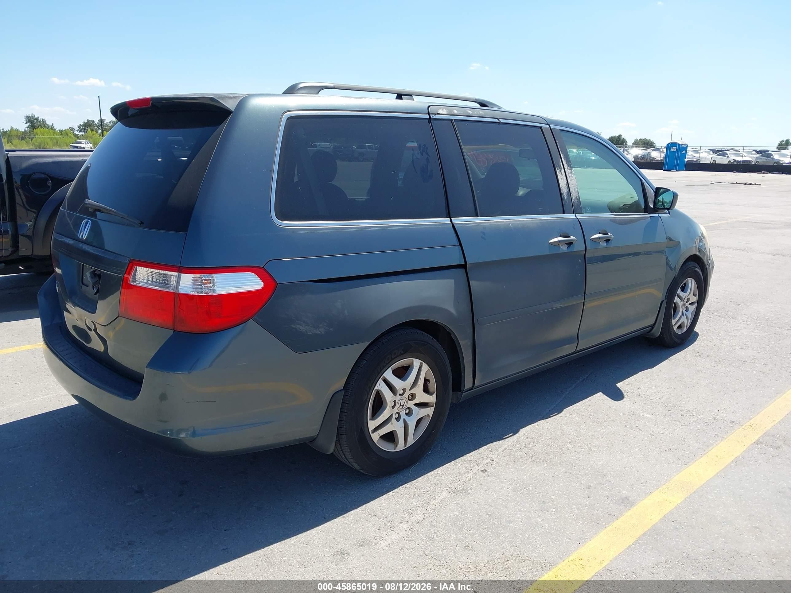 2006 Honda Odyssey Ex-l Gray vin: 5FNRL38646B406091