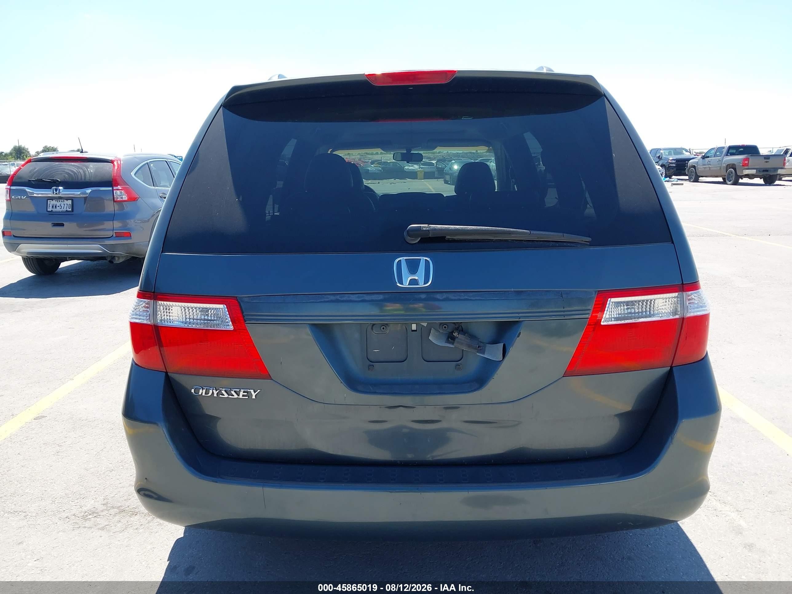2006 Honda Odyssey Ex-l Gray vin: 5FNRL38646B406091