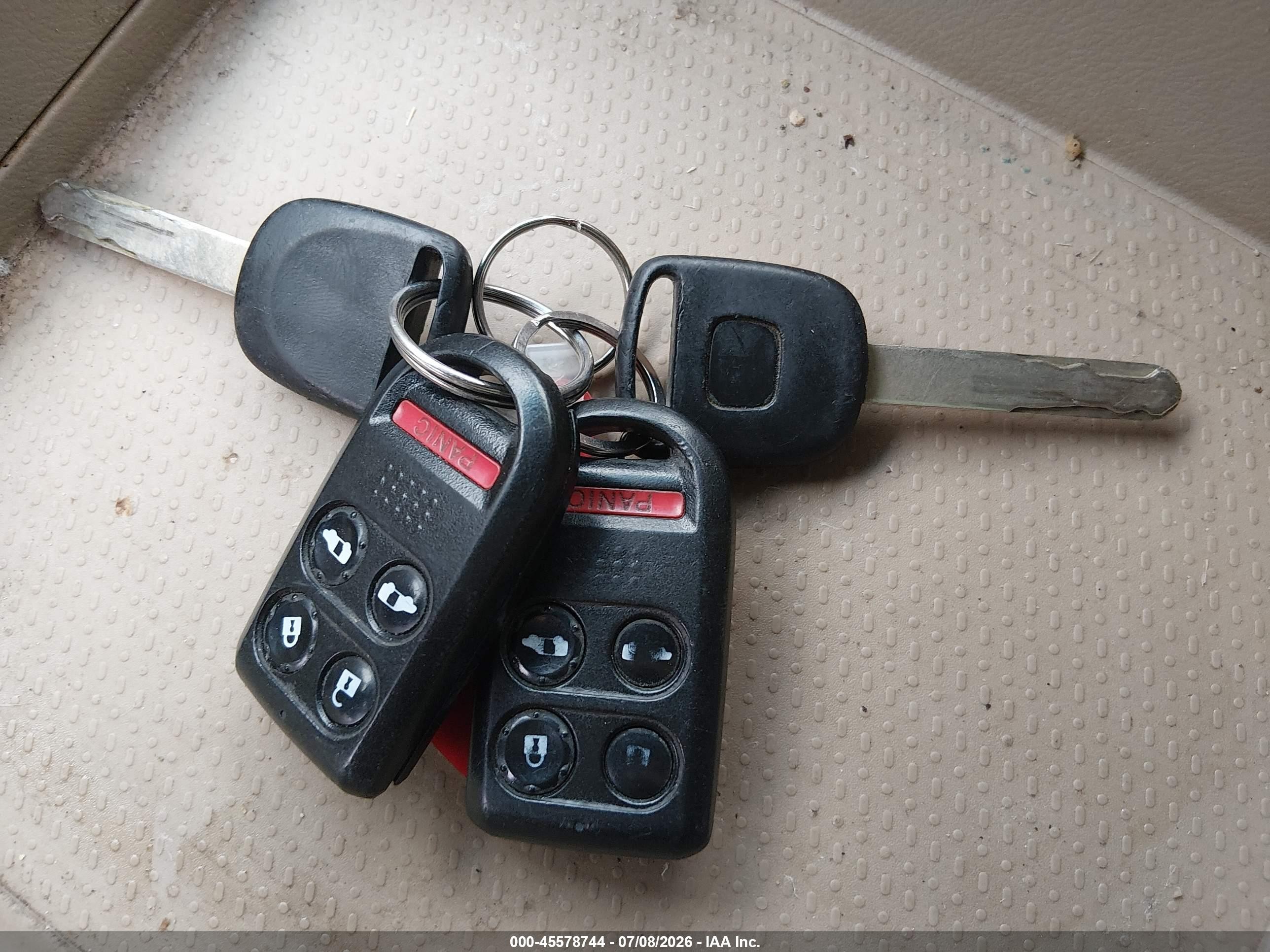 2006 Honda Odyssey Ex-l Red vin: 5FNRL38646B410089