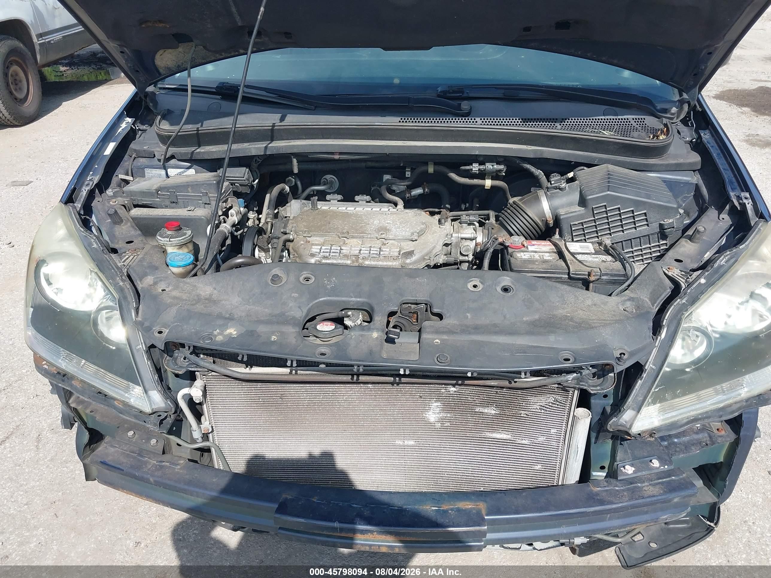 2007 Honda Odyssey Ex-l Dark Blue vin: 5FNRL38647B000958