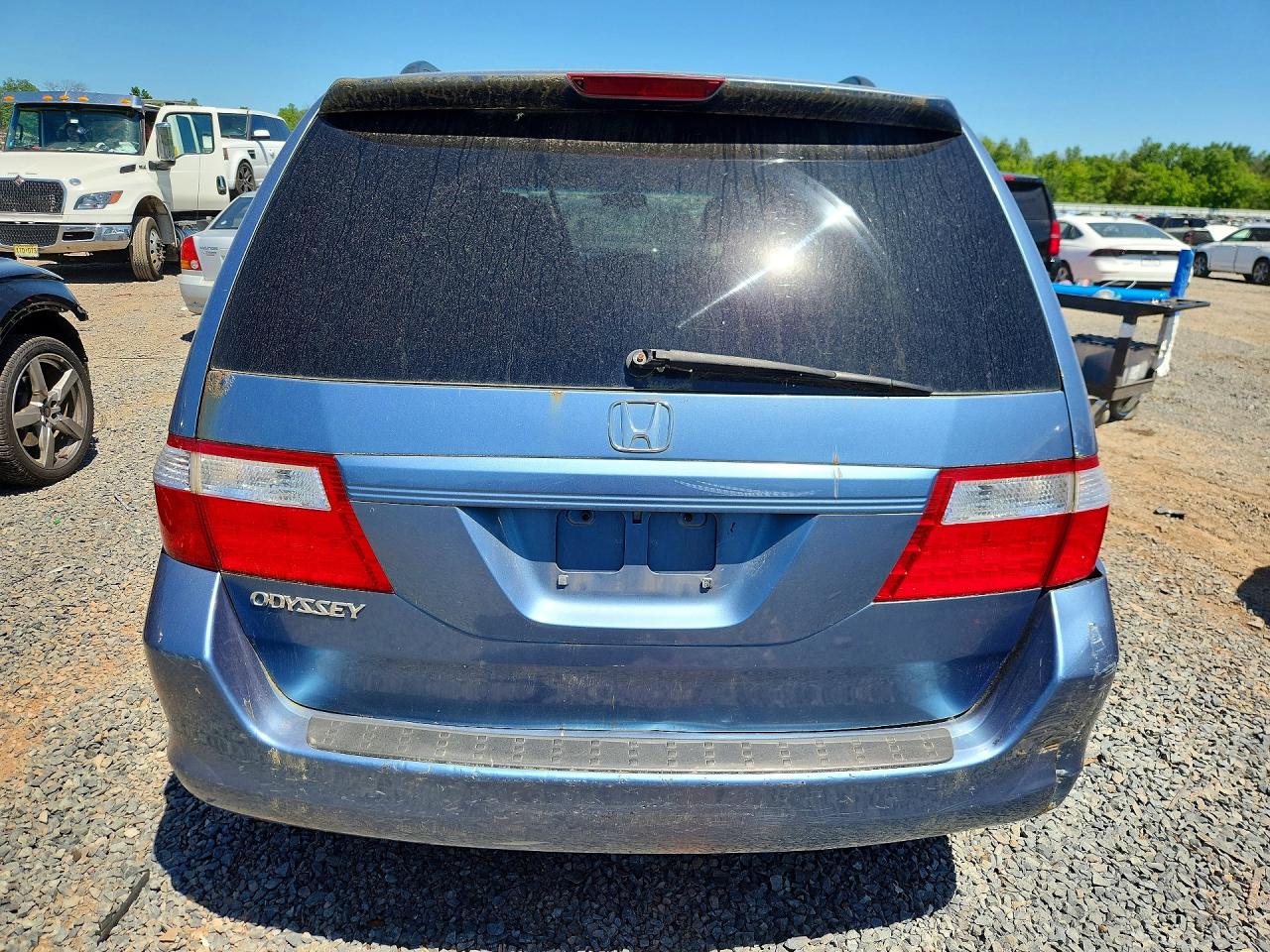 2007 Hond Odyssey Blue vin: 5FNRL38647B052817