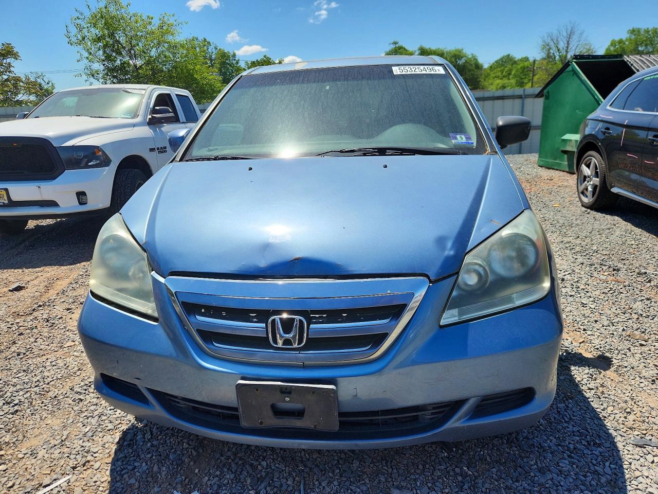 2007 Hond Odyssey Blue vin: 5FNRL38647B052817
