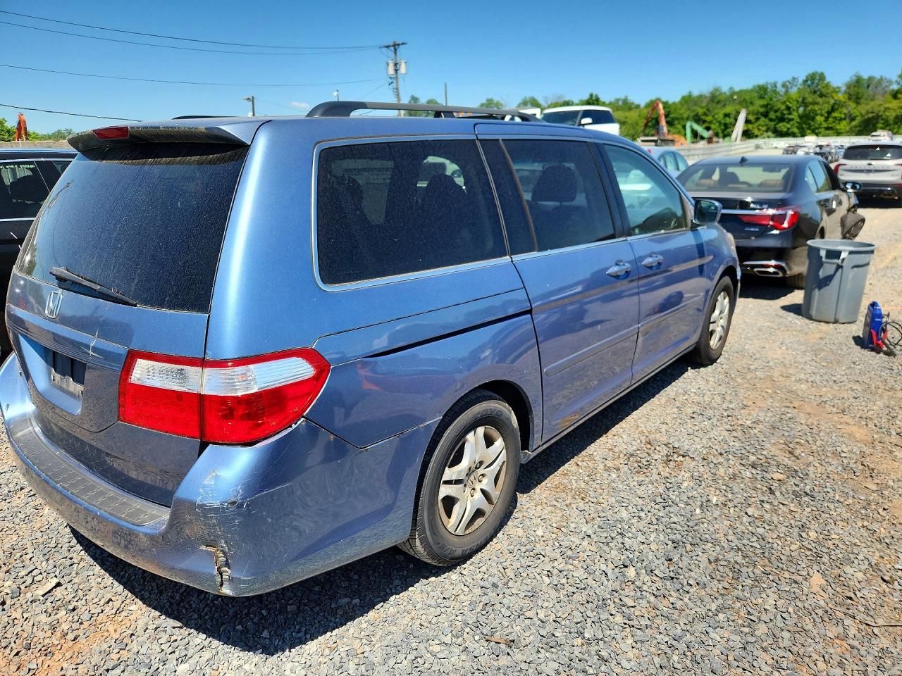2007 Hond Odyssey Blue vin: 5FNRL38647B052817