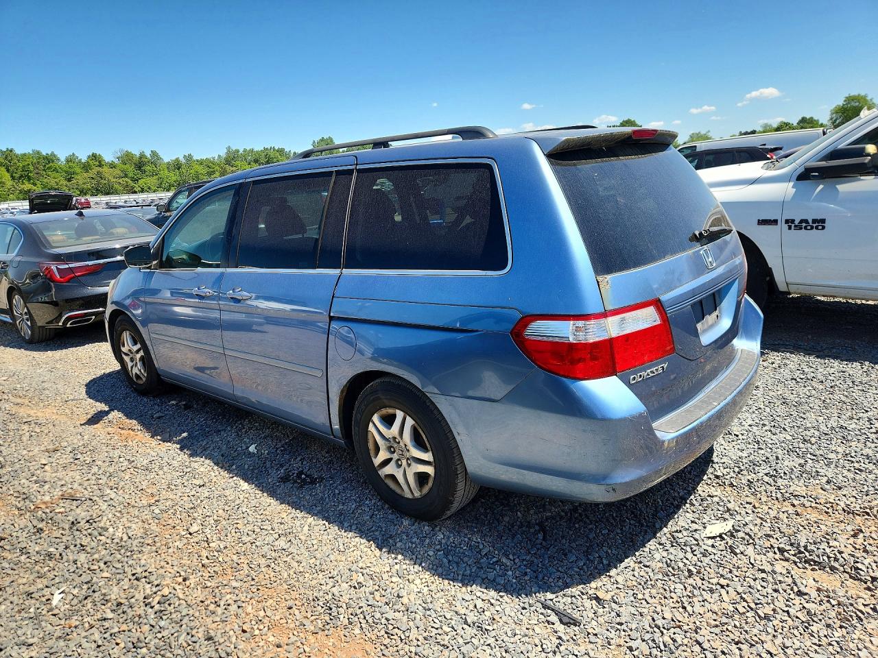 2007 Hond Odyssey Blue vin: 5FNRL38647B052817
