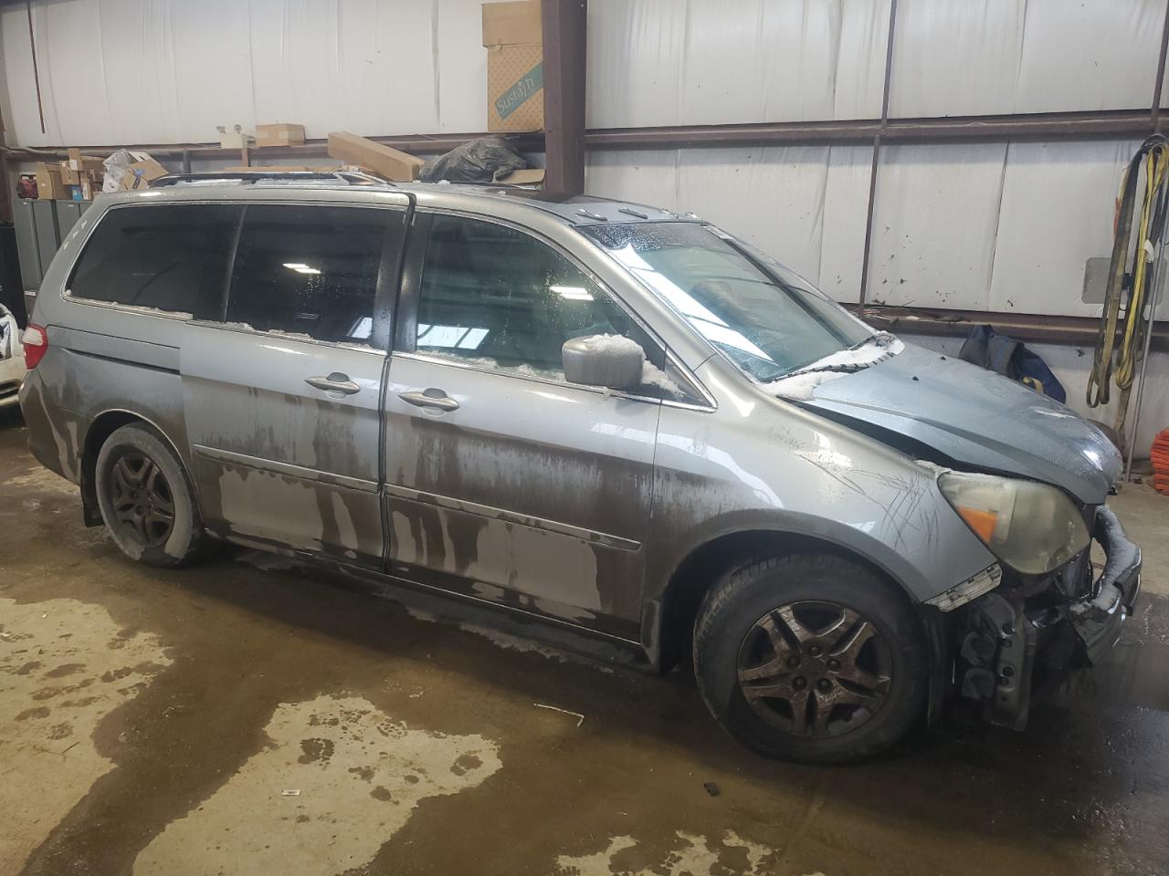2007 Honda Odyssey Exl Серый vin: 5FNRL38647B069309