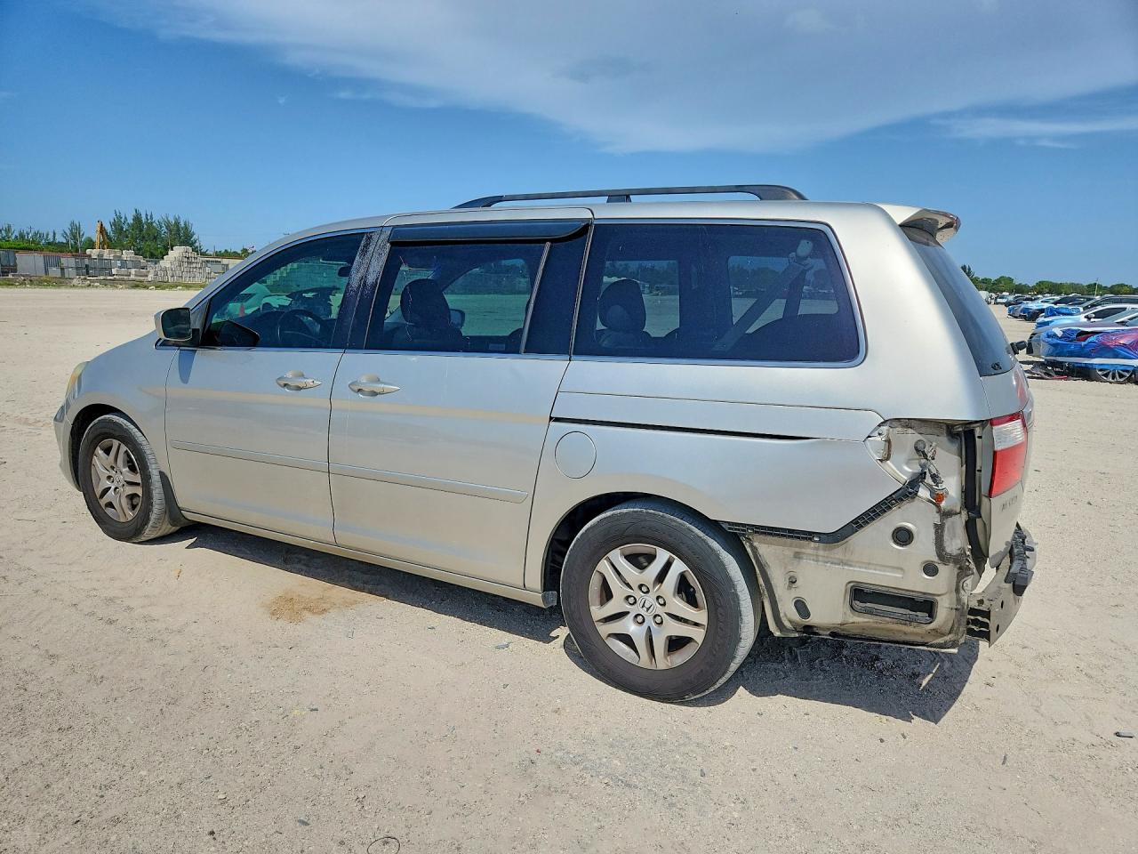 2007 Honda Odyssey Exl Silver vin: 5FNRL38647B109873