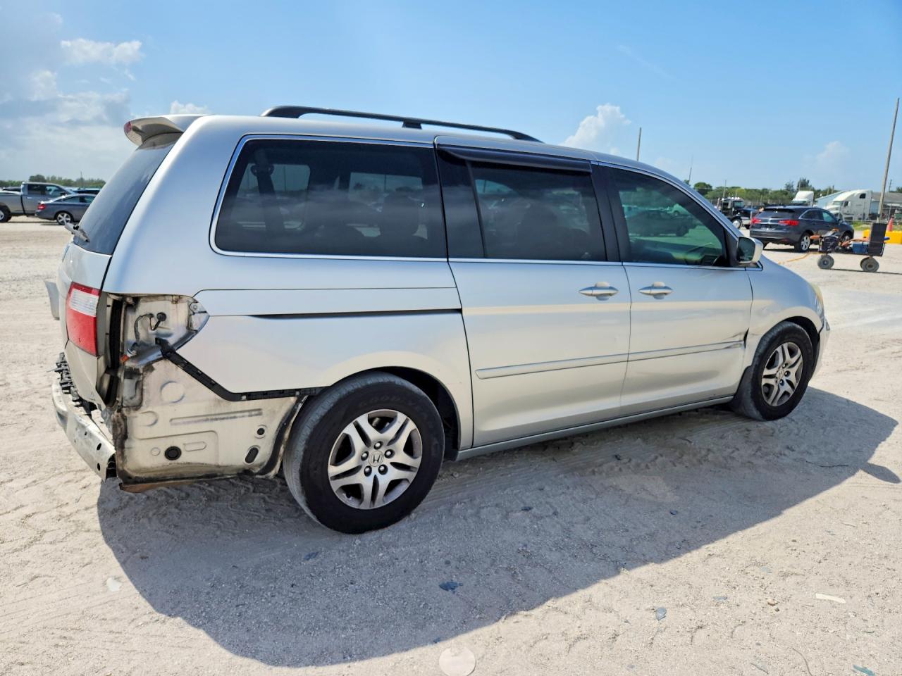 2007 Honda Odyssey Exl Silver vin: 5FNRL38647B109873