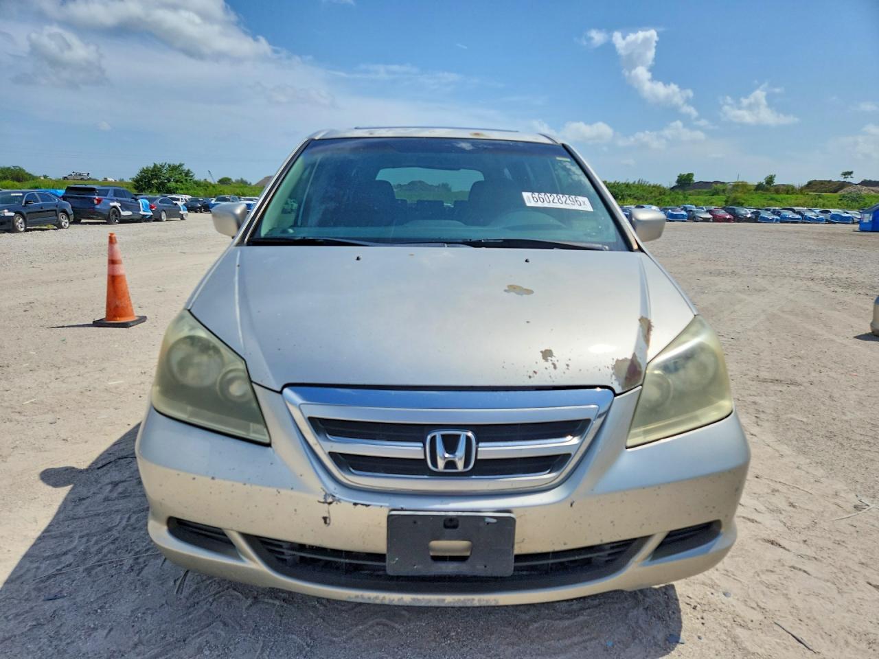 2007 Honda Odyssey Exl Silver vin: 5FNRL38647B109873