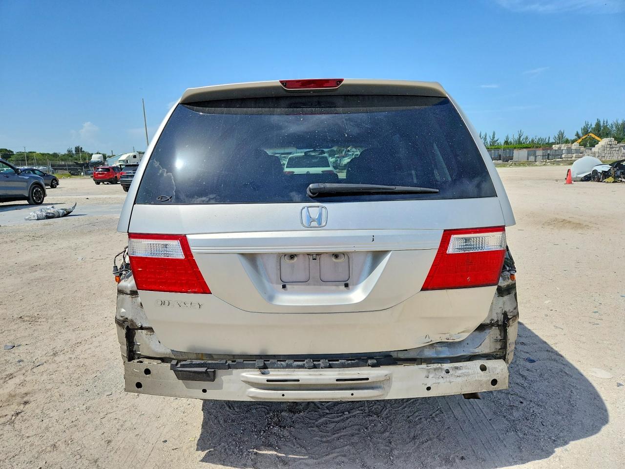 2007 Honda Odyssey Exl Silver vin: 5FNRL38647B109873