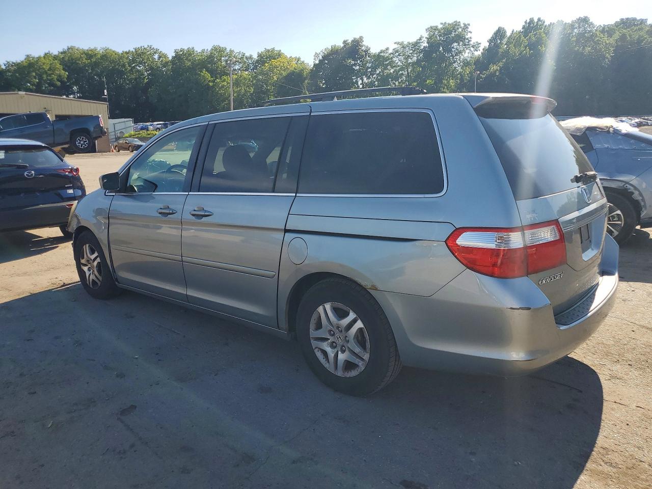 2007 Honda Odyssey Exl Silver vin: 5FNRL38647B111560