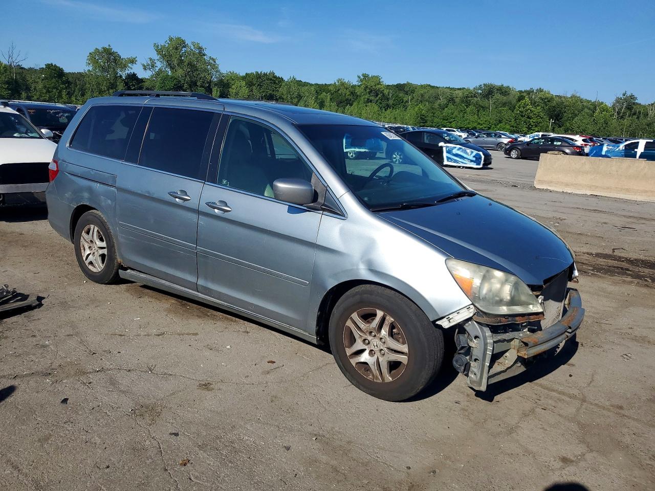 2007 Honda Odyssey Exl Silver vin: 5FNRL38647B111560