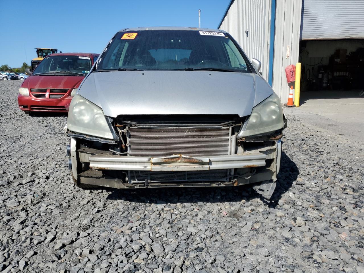 2007 Honda Odyssey Exl Silver vin: 5FNRL38647B404522