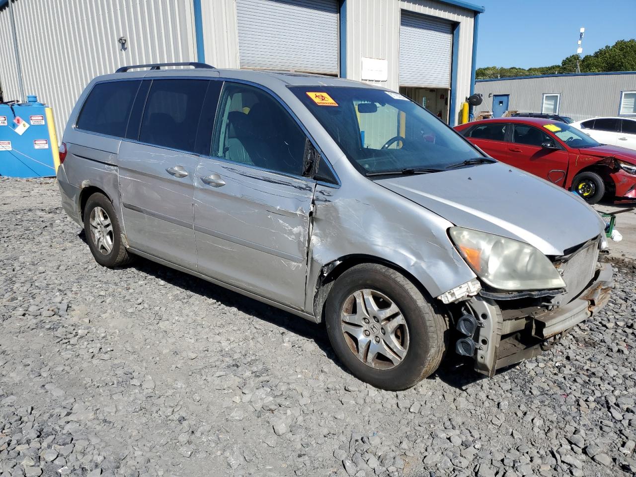 2007 Honda Odyssey Exl Silver vin: 5FNRL38647B404522