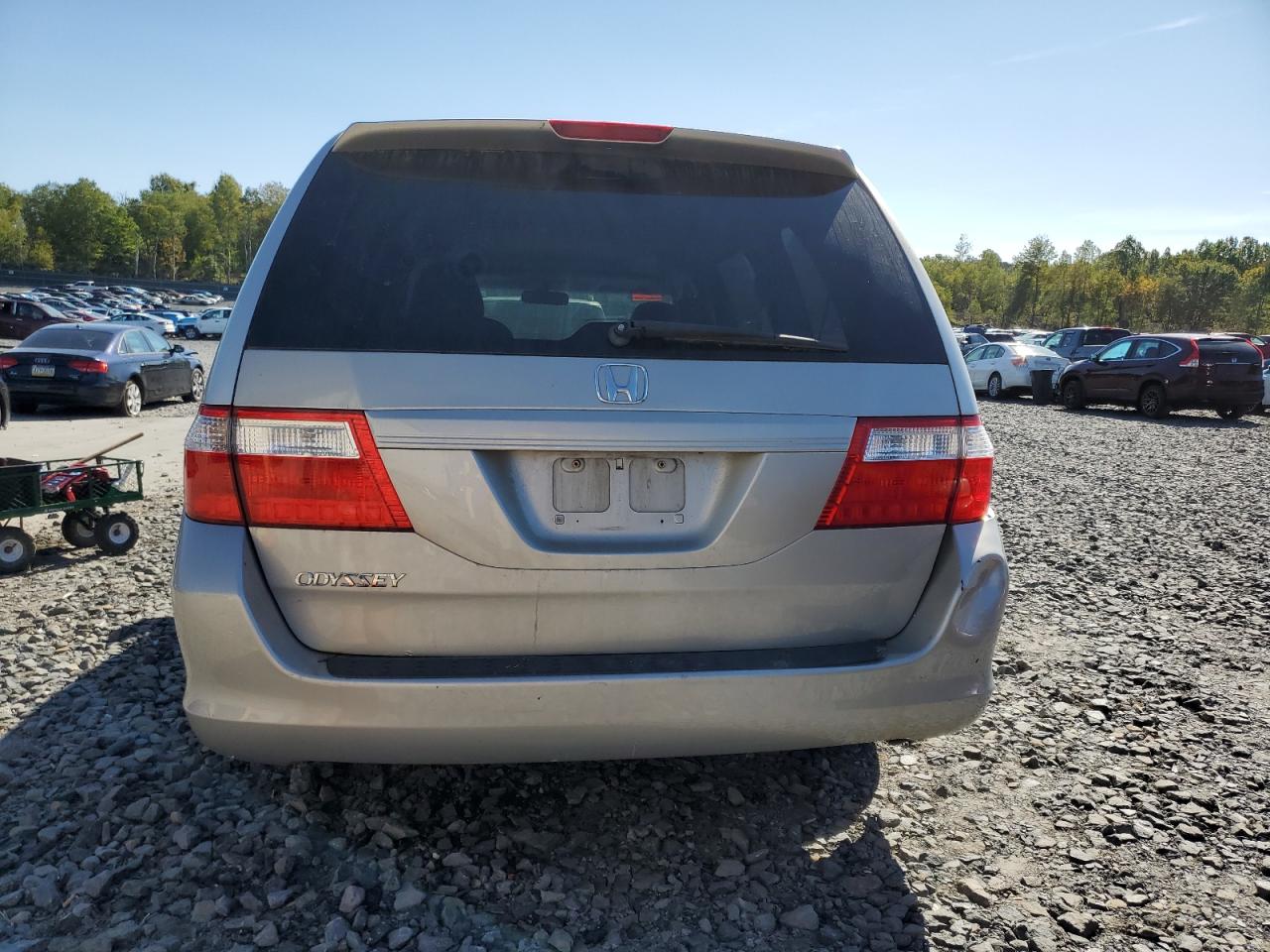 2007 Honda Odyssey Exl Silver vin: 5FNRL38647B404522