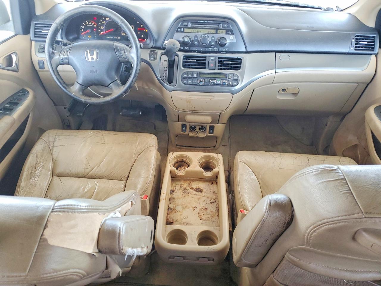 2007 Honda Odyssey Exl Beige vin: 5FNRL38647B406867