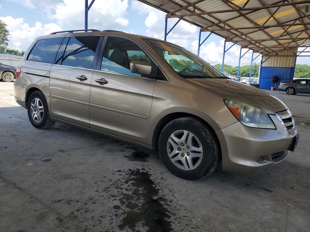 2007 Honda Odyssey Exl Beige vin: 5FNRL38647B406867