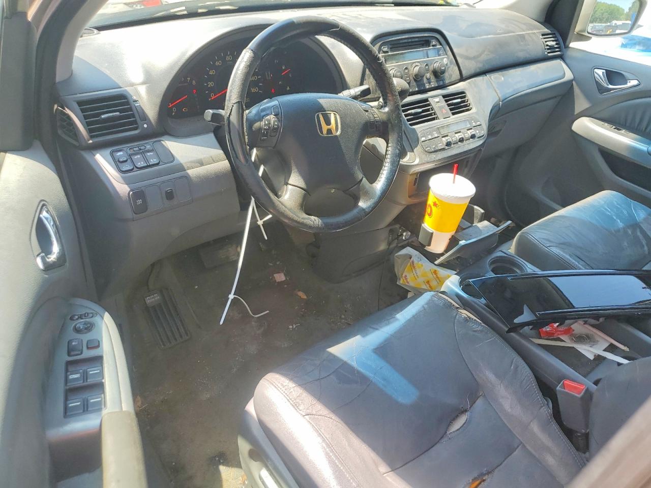 2007 Honda Odyssey Exl Silver vin: 5FNRL38647B414354