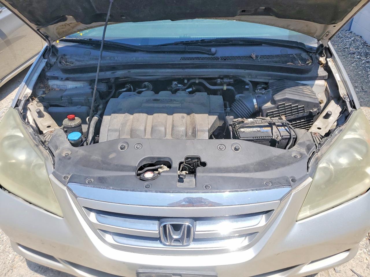 2007 Honda Odyssey Exl Silver vin: 5FNRL38647B414354