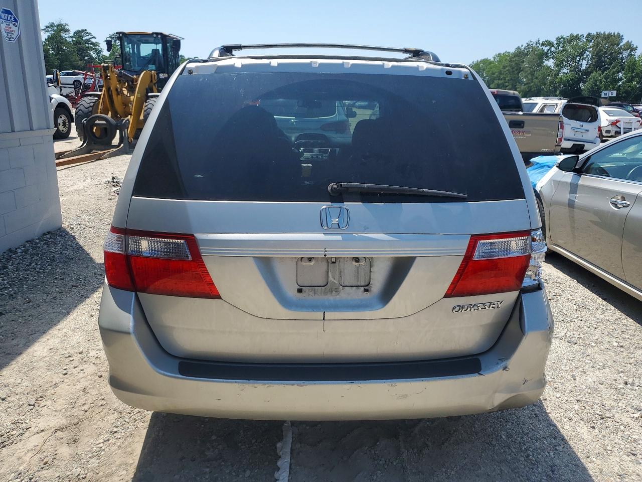 2007 Honda Odyssey Exl Silver vin: 5FNRL38647B414354