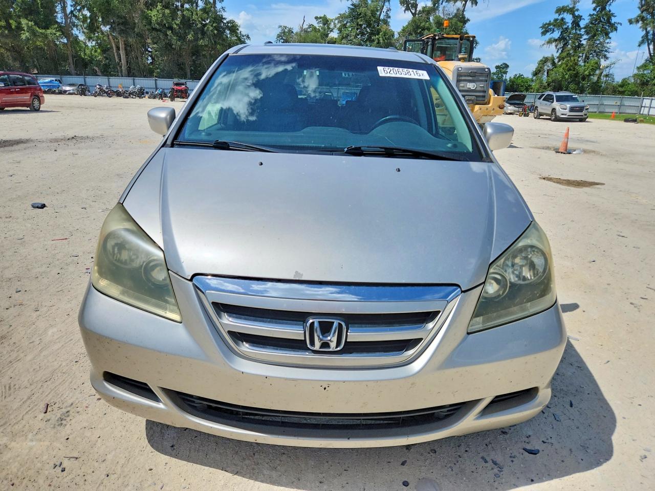 2007 Honda Odyssey Exl Beige vin: 5FNRL38647B434359