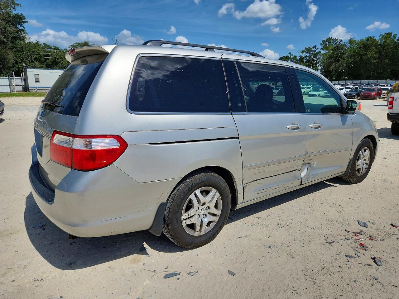 2007 Honda Odyssey Exl Beige vin: 5FNRL38647B434359