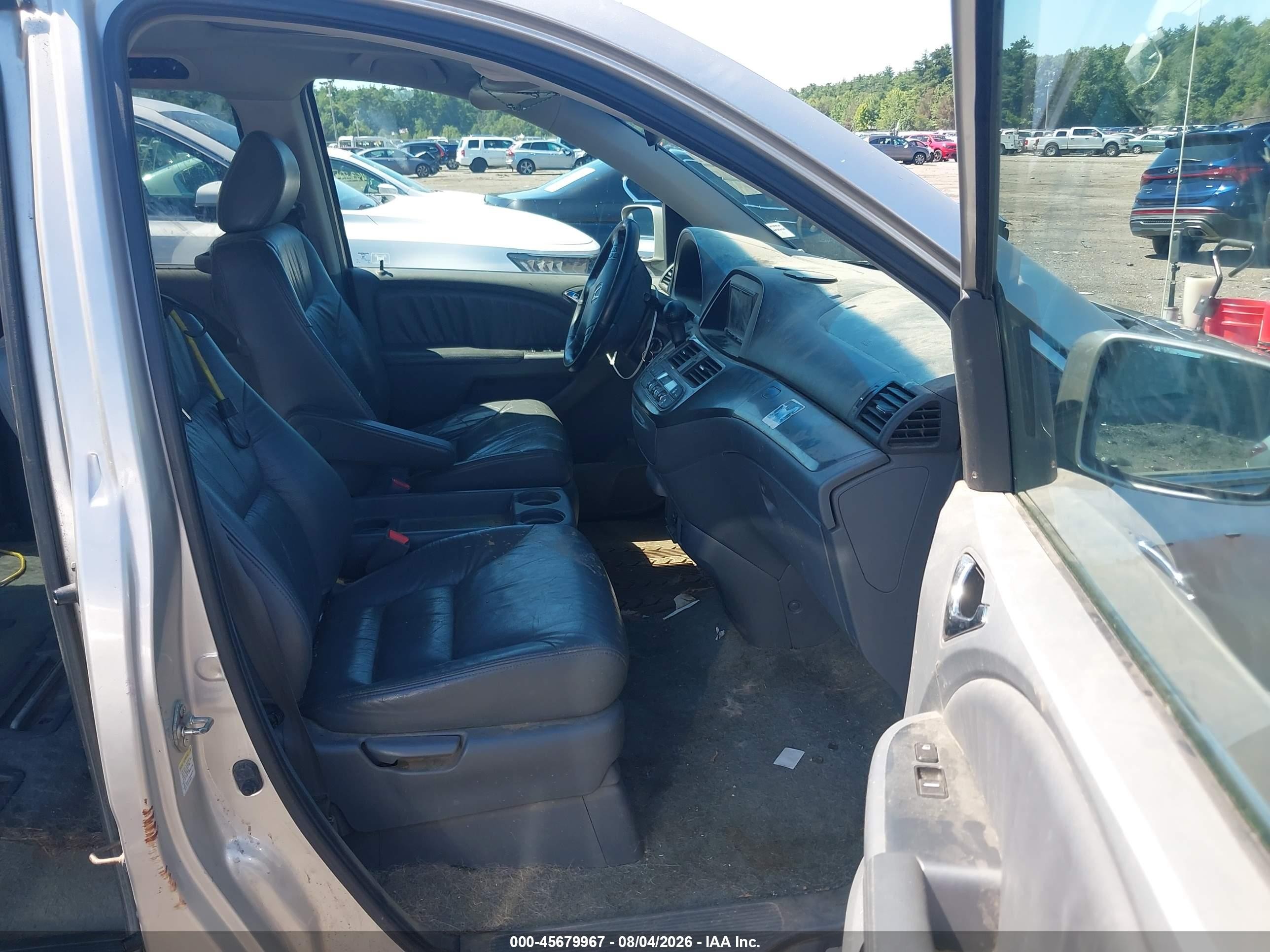 2007 Honda Odyssey Ex-l Silver vin: 5FNRL38647B437004
