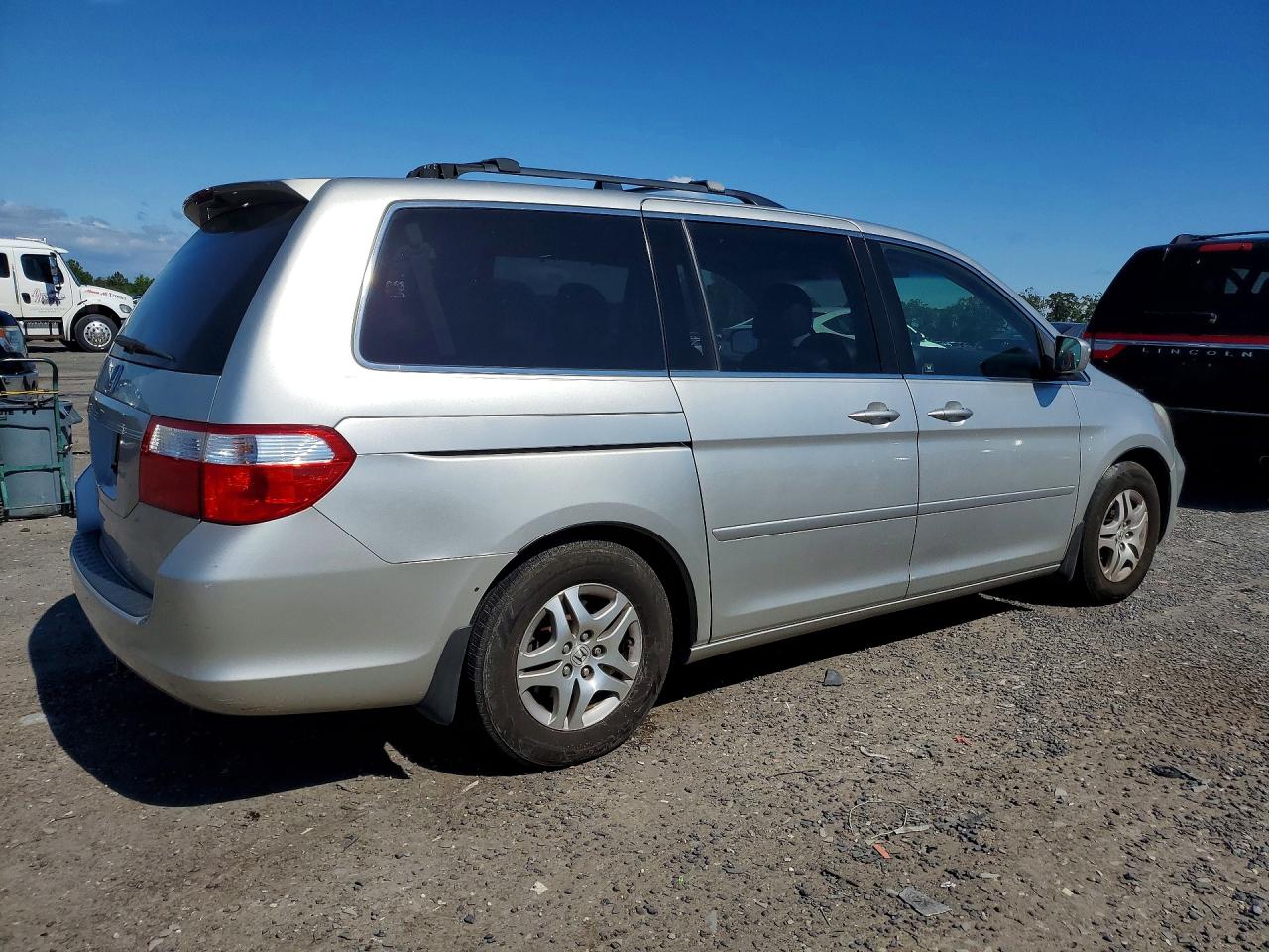 2007 Honda Odyssey Exl Silver vin: 5FNRL38647B442929