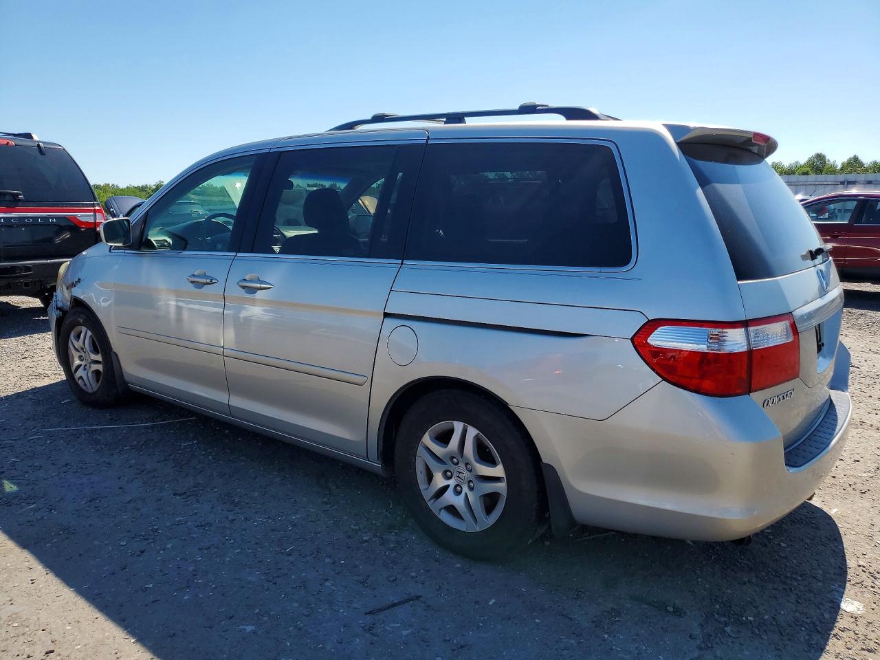 2007 Honda Odyssey Exl Silver vin: 5FNRL38647B442929