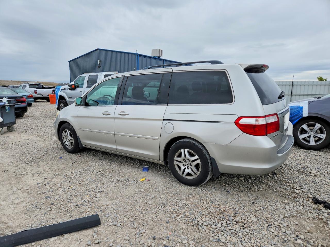 2007 Honda Odyssey Exl Silver vin: 5FNRL38647B452022