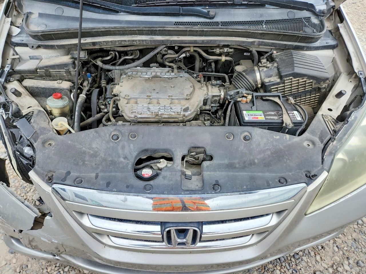 2007 Honda Odyssey Exl Silver vin: 5FNRL38647B452022