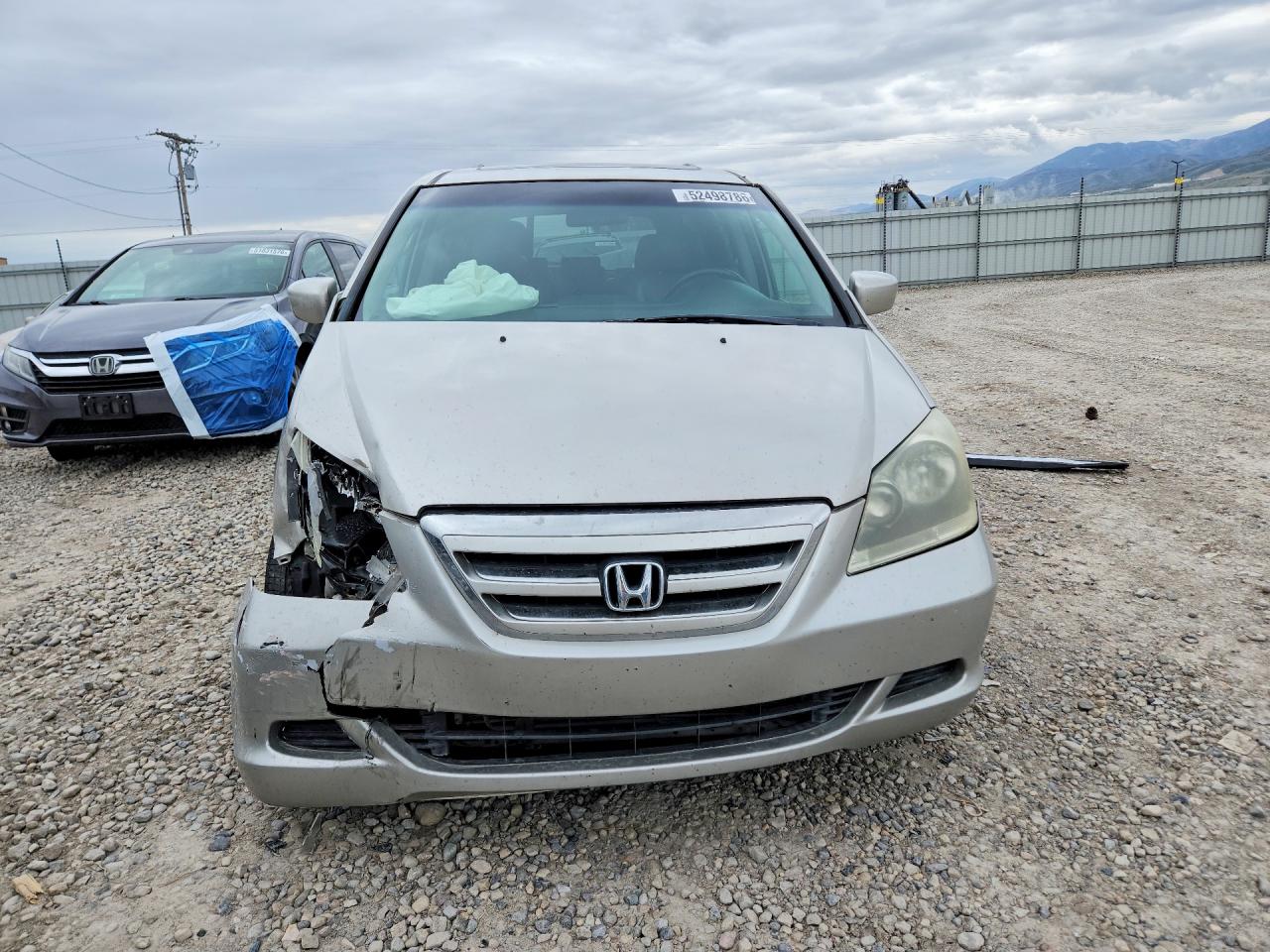 2007 Honda Odyssey Exl Silver vin: 5FNRL38647B452022