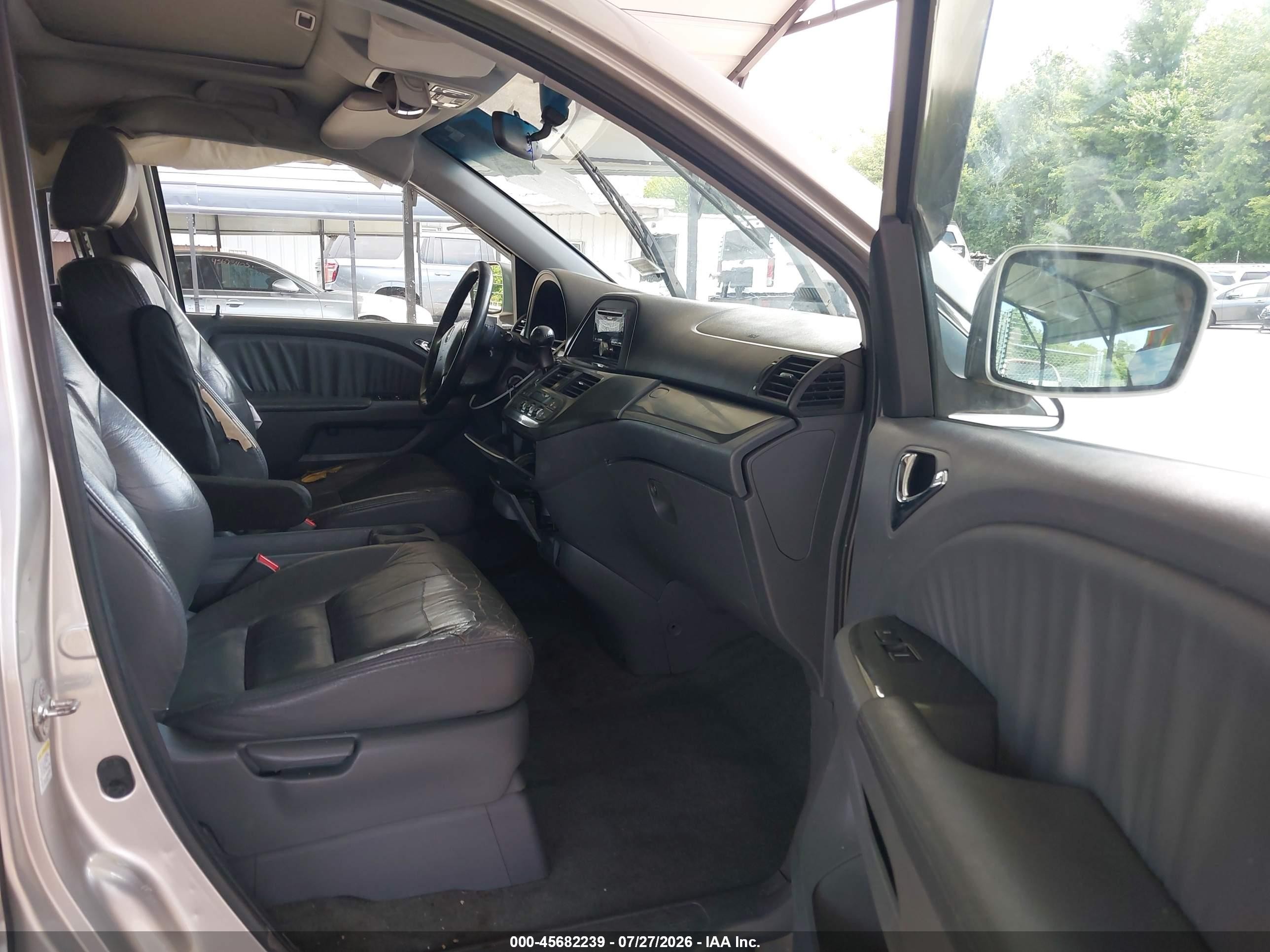 2007 Honda Odyssey Ex-l Silver vin: 5FNRL38647B456958