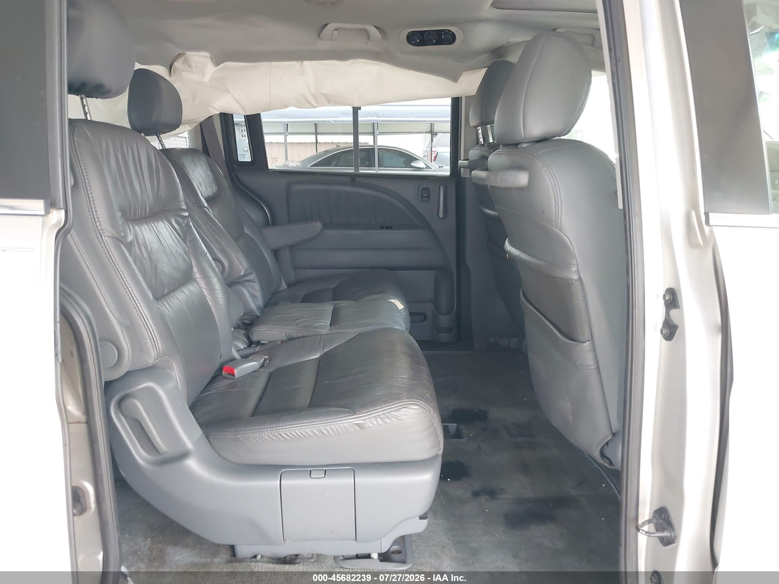 2007 Honda Odyssey Ex-l Silver vin: 5FNRL38647B456958